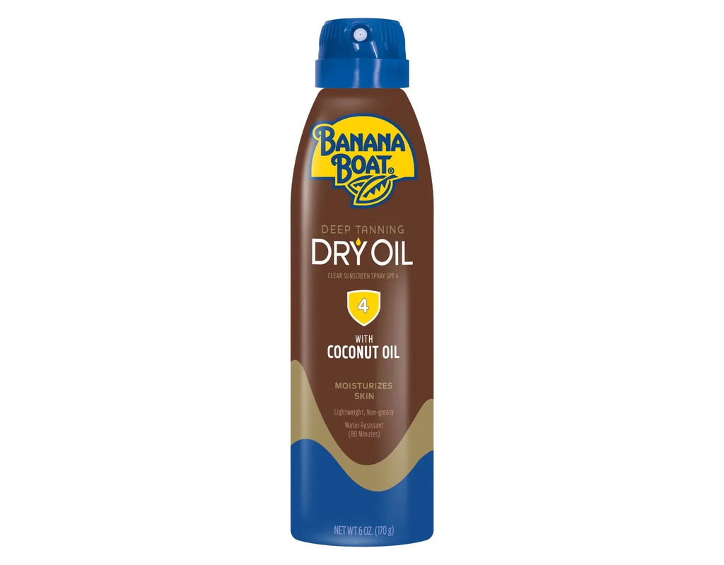 Banana ship UltraMist Deep Tanning Dry Oil - SPF 4 - 6oz (Pack of 3)