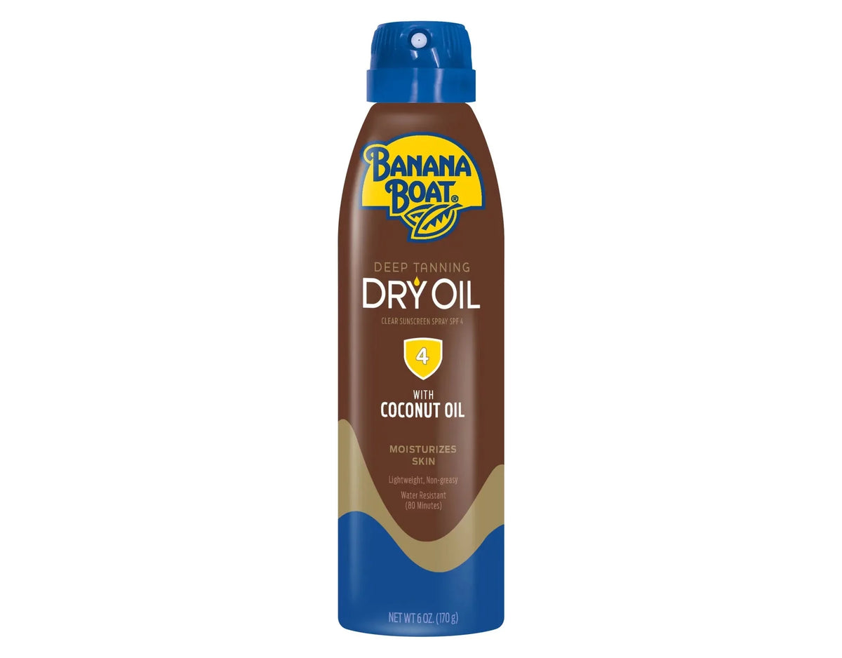 Banana ship UltraMist Deep Tanning Dry Oil - SPF 4 - 6oz (Pack of 3)