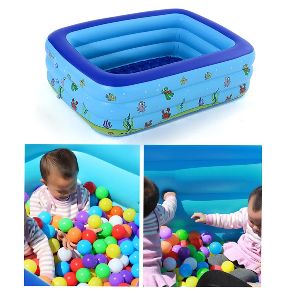 GoolRC Portable Swimming Pool Inflatable Swimming Pool Basin Kid Bathtub