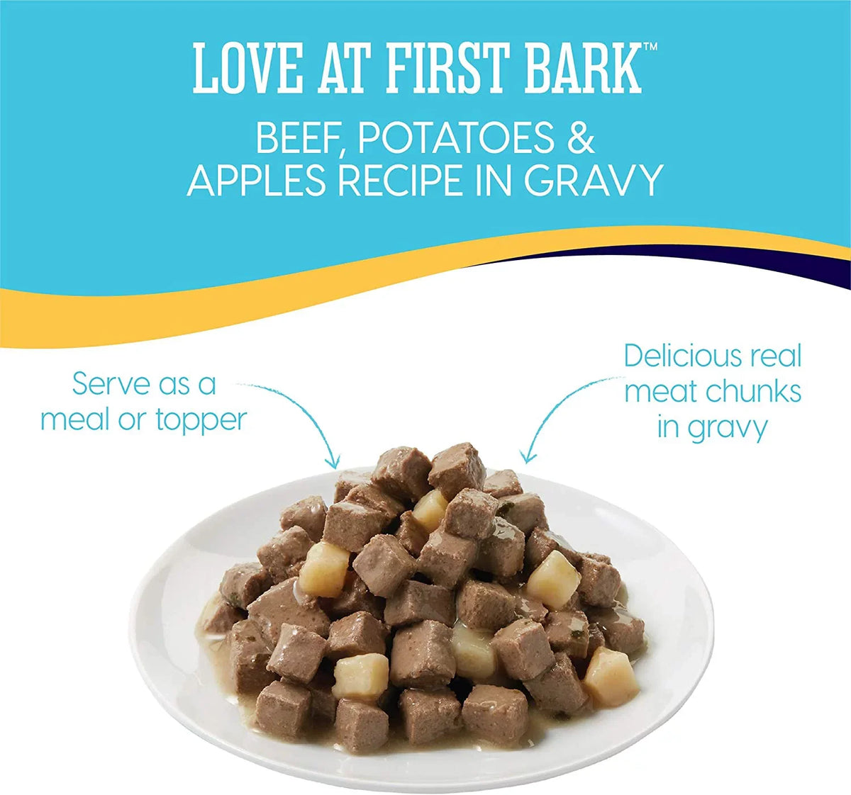 Solid Gold Wet Puppy Food - Made with Real Natural Beef for Puppies - Love at First Bark Grain Free Canned Dog Food for Gut Health, Immune Support and Soft Skin & Coat