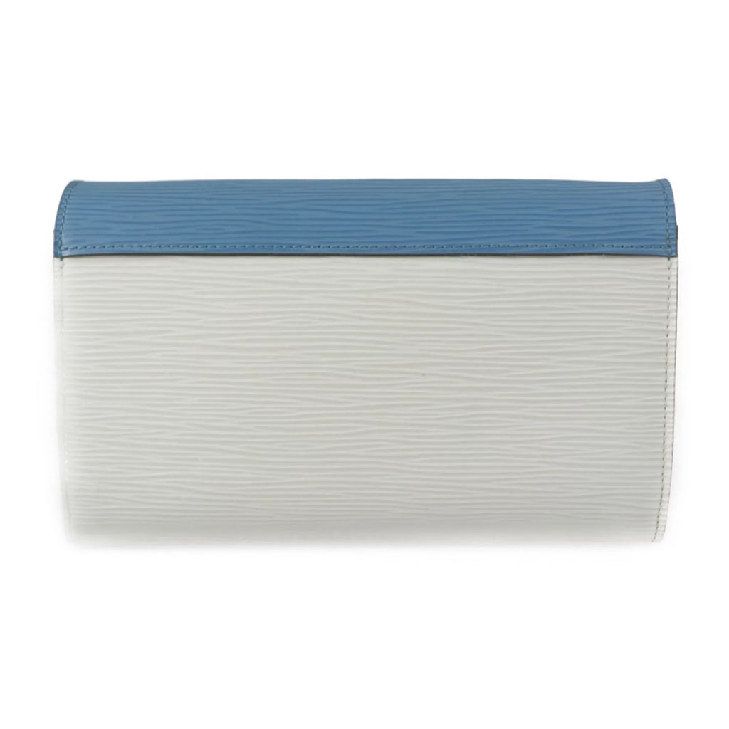 Pre-Owned LOUIS VUITTON Louis Vuitton Tribal Mask Shoulder Bag M60795 Epi Leather Blue Series White Multicolor Silver Hardware Chain Wallet Long (Good)