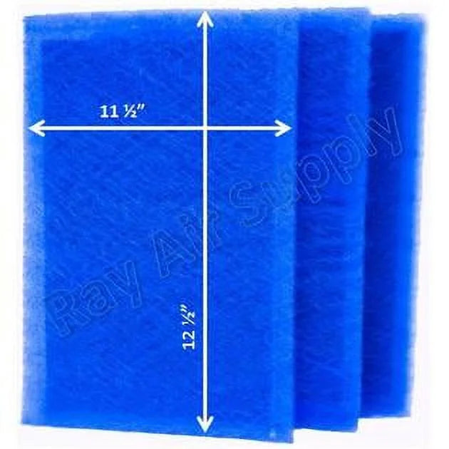 Dynamic Air Cleaner Replacement Filter Pads 14x14 Refills (3 Pack)