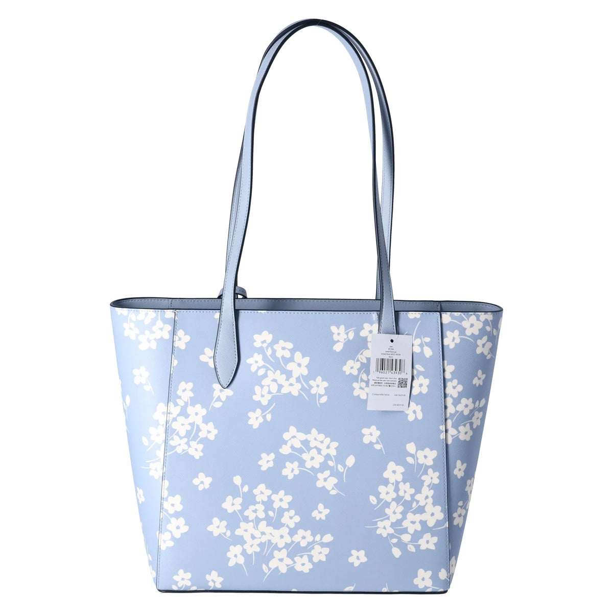 Kate Spade New York Dana Tote Shoulder Work Bag Purse Seet Flora Muted Blue