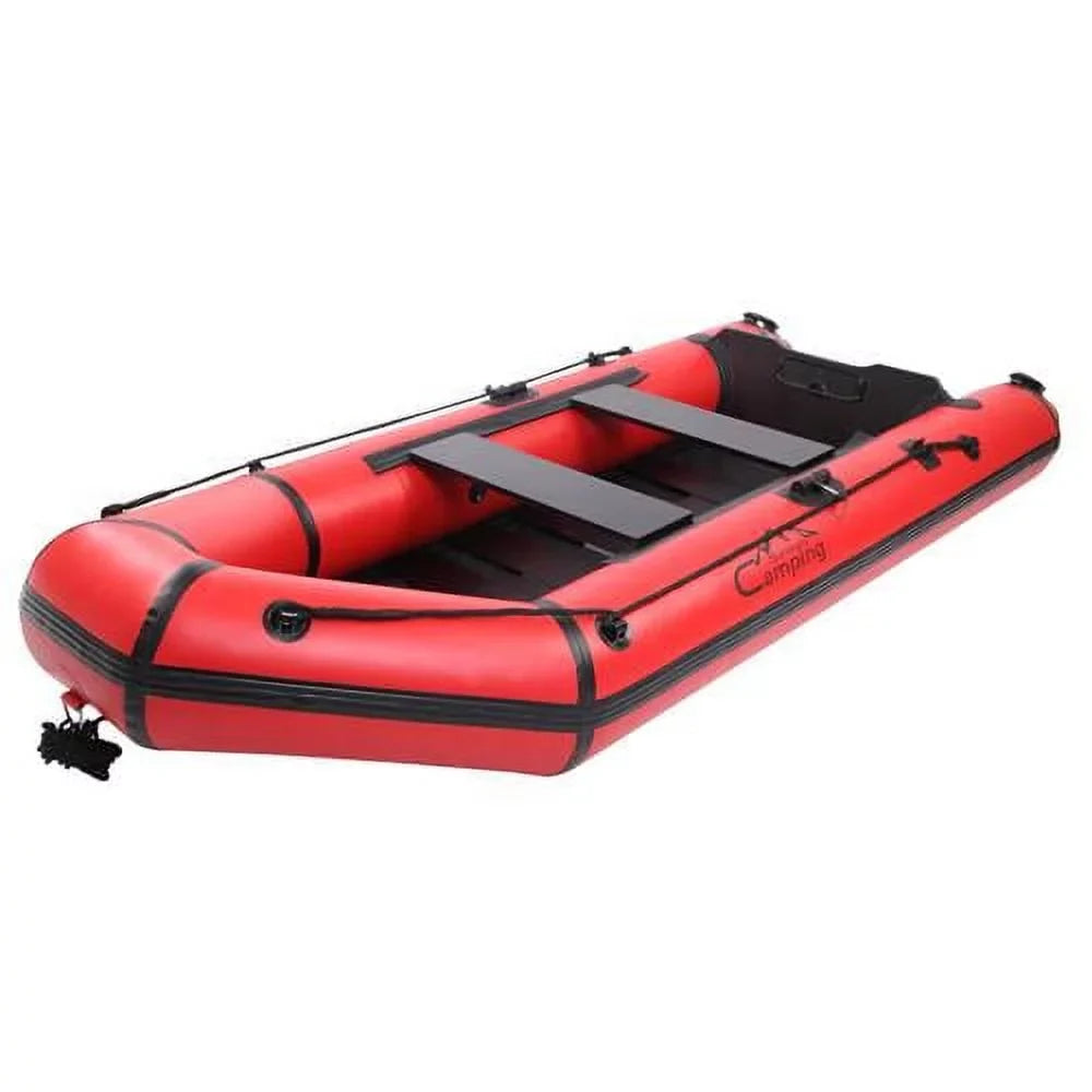 Campingsurvivals 10ft PVC Inflatable Fishing Assault craft Red