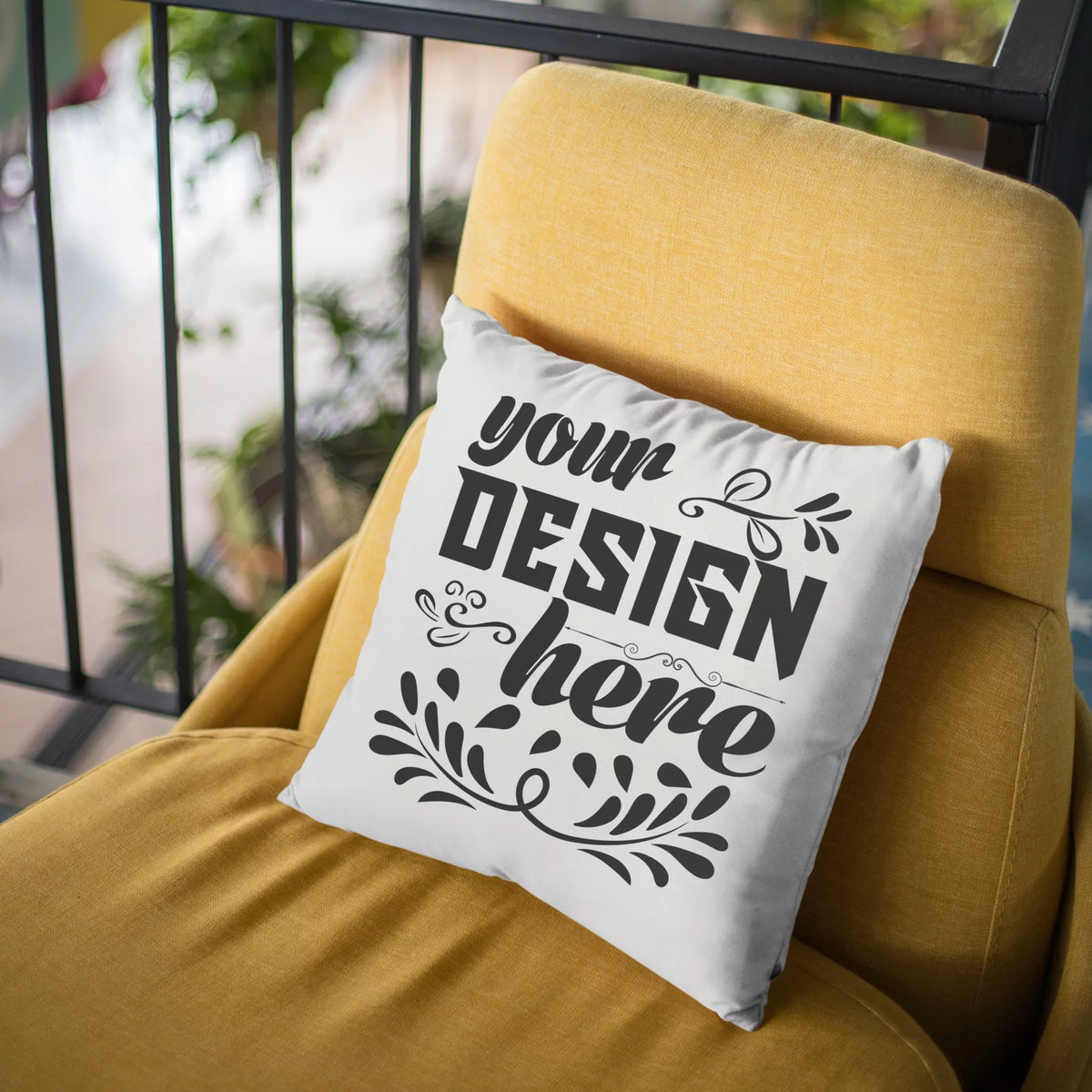 Makeup Artist in Training w/ Fan Brush & Red Lipstick Design - Beauty Themed Merch for Makeup Artist or Cosmetologist, Gift for Makeup Lovers, Pillow shield, White 18X18 IN