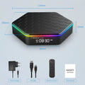 KingFurt   Quad Core 8K HD Video 64GB Memory 6K Stream Player 2023 T95Z Plus Smart Android 12.0 TV Box