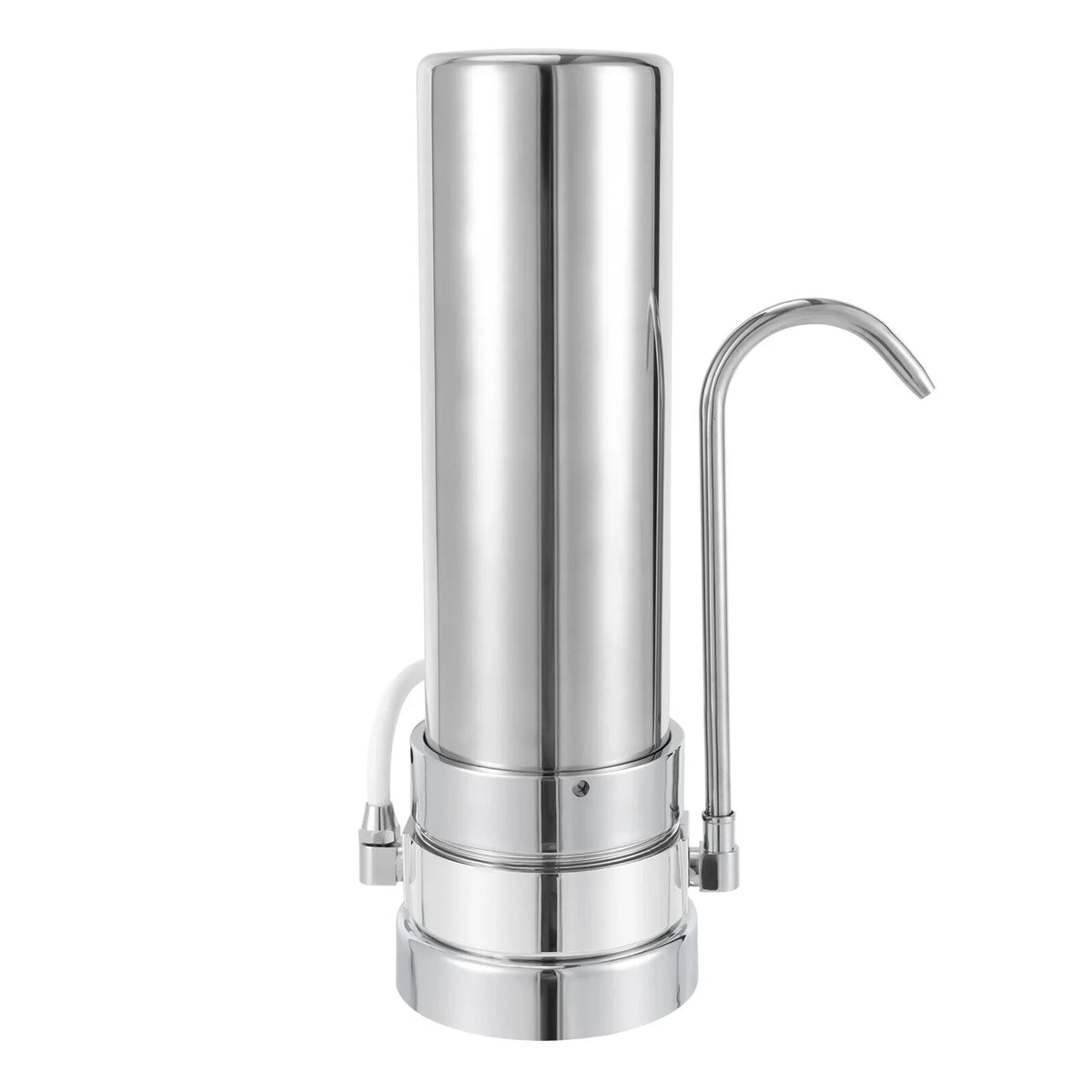 Countertop Filter Tap aqua Filtration Filter Sink Drinking System Stainless Silver