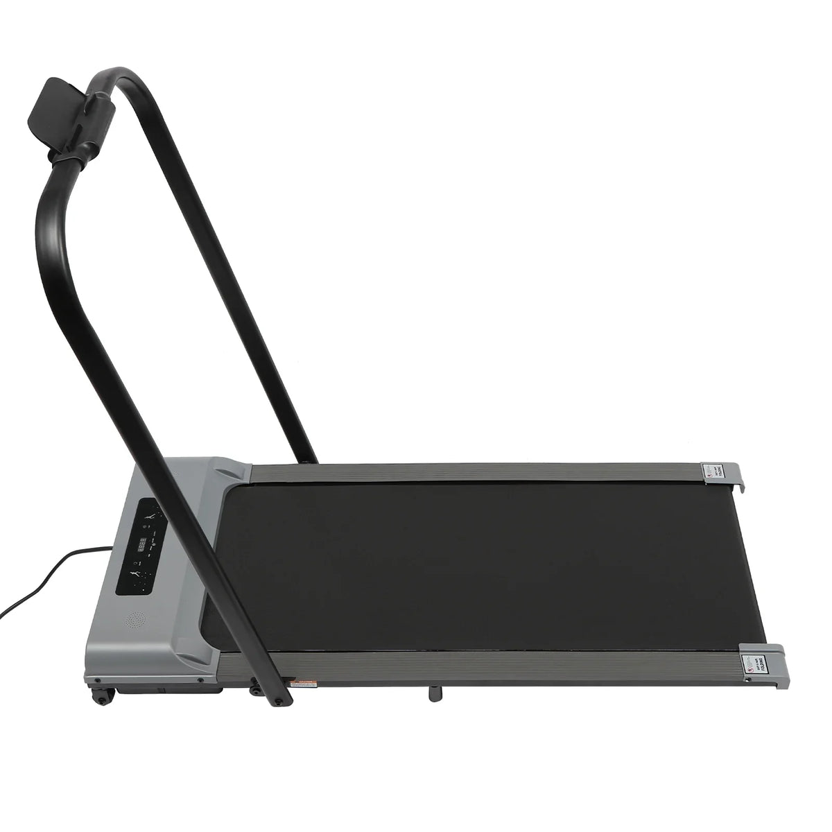 Miumaeov 2 in 1 Folding Treadmill, 3.0HP Under Desk Electric Treadmill with Remote Control and LED Display, Walking Jogging for Home Office (Gray)