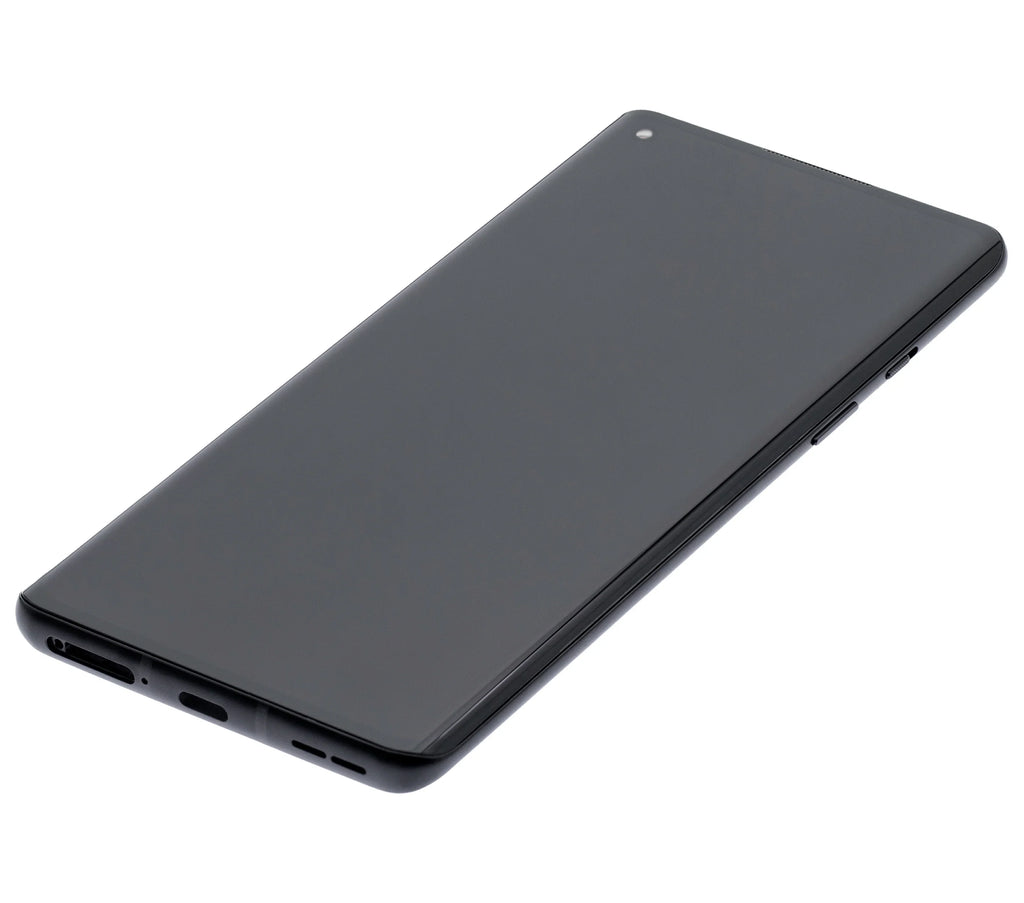 Replacement OLED Assembly With Frame appropriate For OnePlus 8 / 5G (Non-Verizon 5G UW Frame) (Refurbished) (Onyx Black)