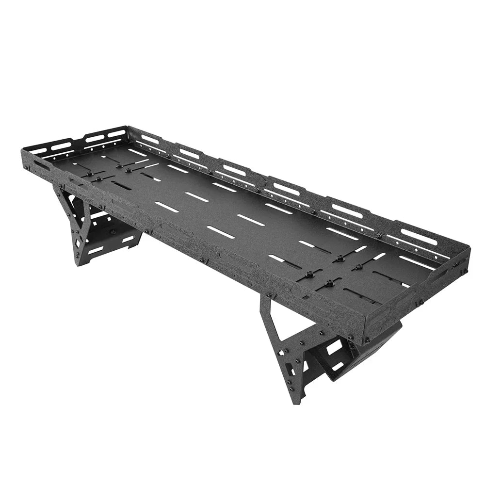 Hooke Road Spare Tire Utility Basket Fit 1976-2024 Jeep Wrangler TJ YJ JK JL  Bronco RV