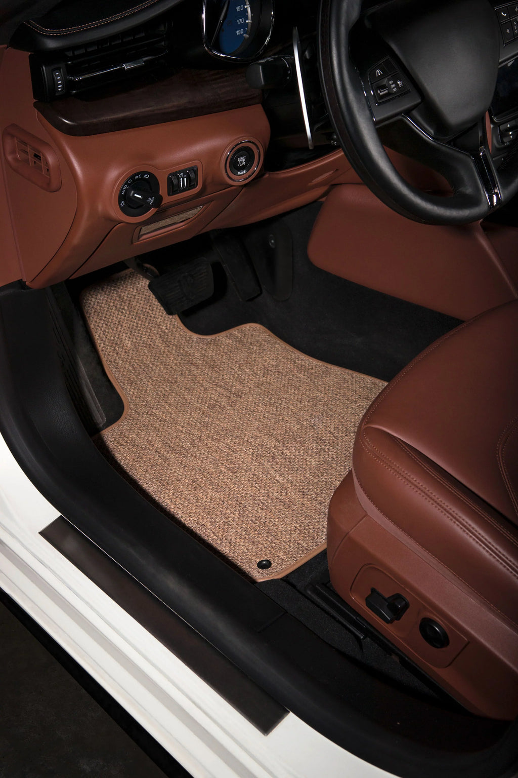 GGBAILEY  Explorer Beige All-elements Textile™ Carpet Car Mats, Custom Fit for 2015, 2016, 2017, 2018, 2019 - Small Cargo Mat