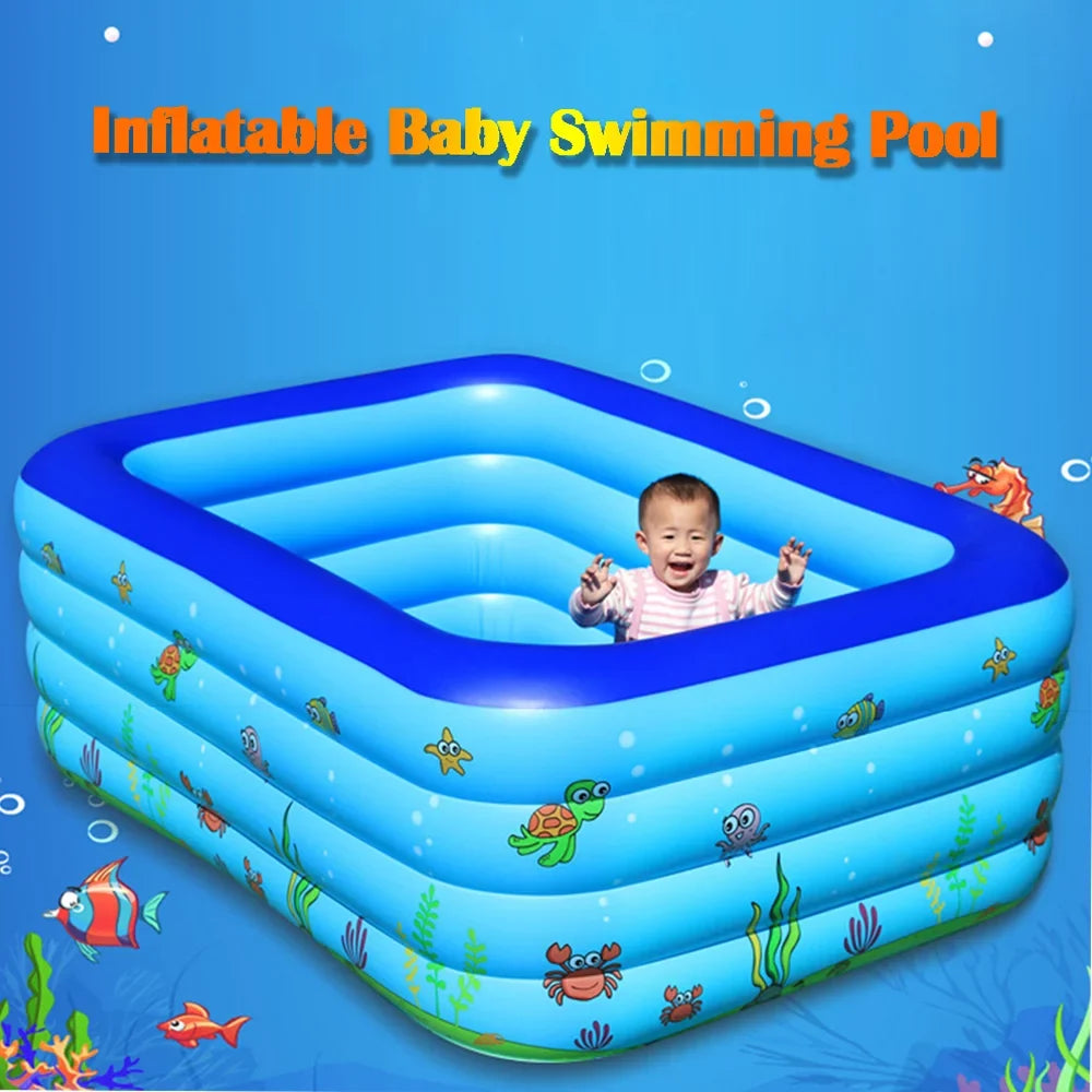 GoolRC Portable Swimming Pool Inflatable Swimming Pool Basin Kid Bathtub