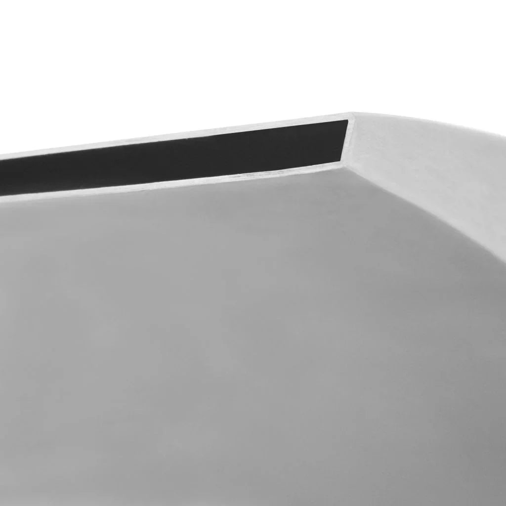 Dcenta Pool Fountain Stainless Steel Waterfall Garden Patio  Swimming Pool Fountain Silver (19.7"x11.8"x35.4 CL-US_43709USCLDL"
