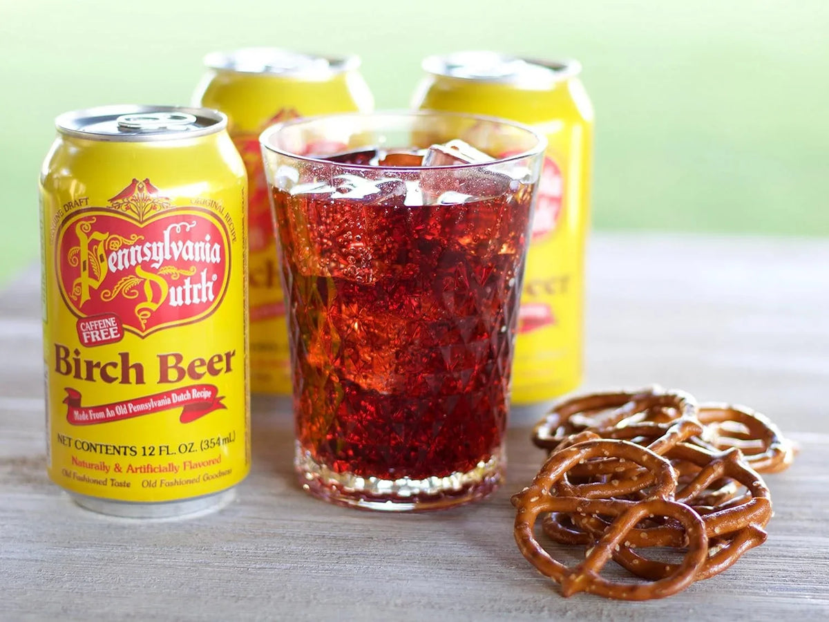 (Case Of 24). Amishtastes PA Dutch Birch Beer, Protected With High-Density Foam, 12 Oz