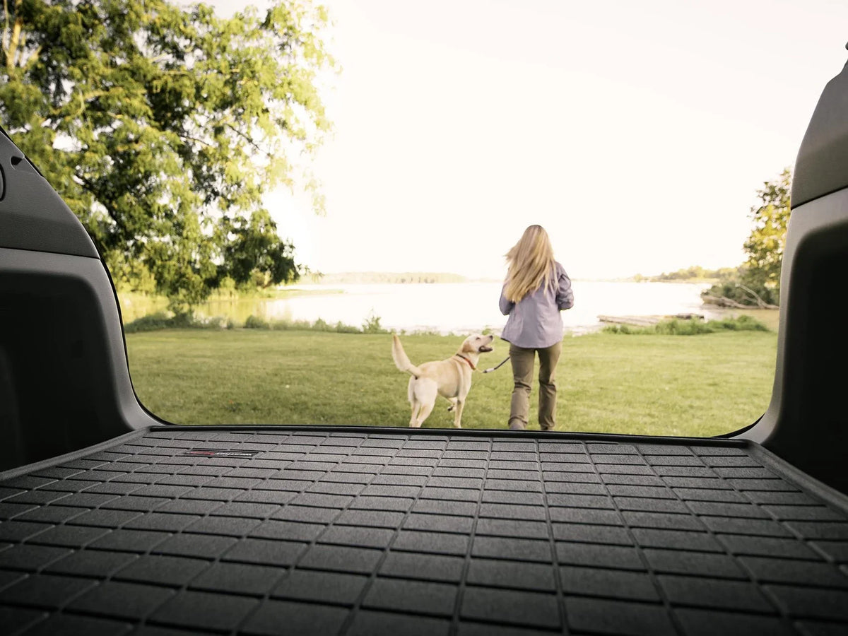 WeatherTech Cargo Trunk Liner with Bumper Protector appropriate with Escape, MKC - Behind 2nd Row Seating With Bumper Protector, Tan