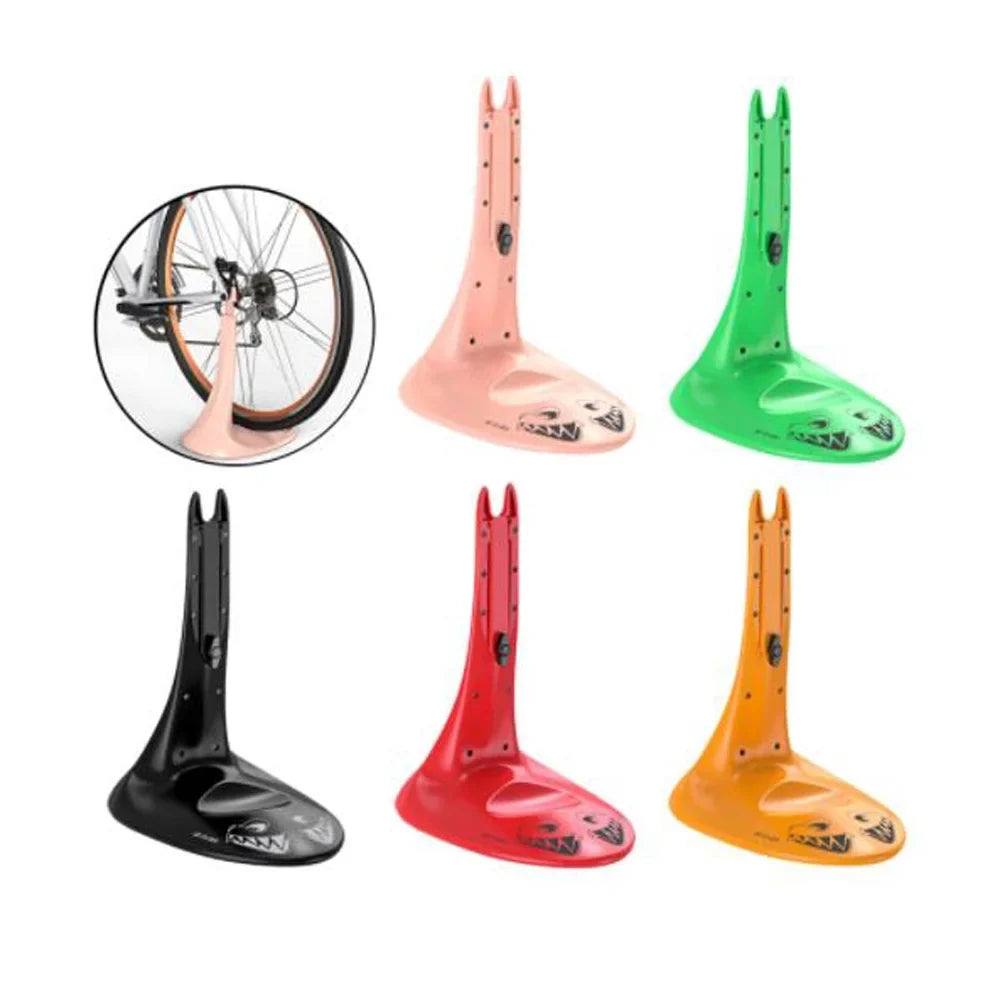 Bike Floor Type Parking Rack Hub Mount Stand Height Adjustable for MTB Mountain Road Bike