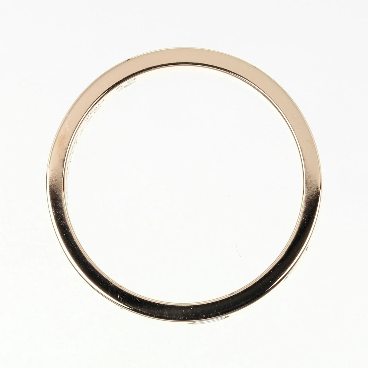 3.6g I132124020 (Good). Pre-Owned Cartier Love Wedding Ring Size 9, K18 PG Pink Gold, Approx
