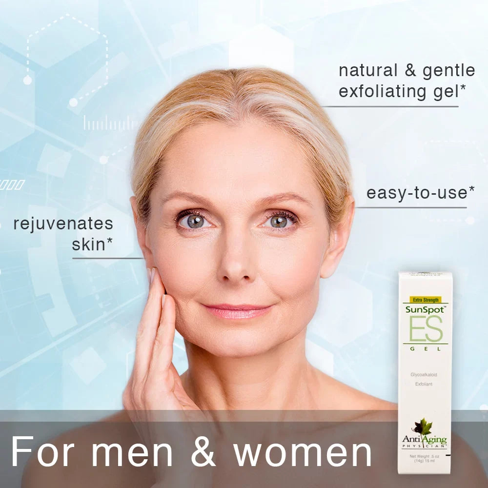 Lane Innovative - SunSpot ES, Natural Exfoliant Gel (0.5 Ounce)