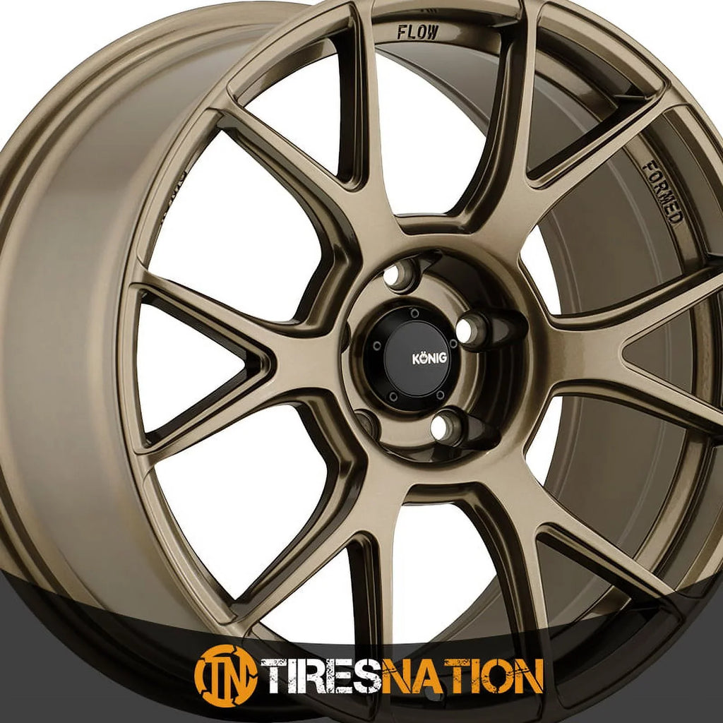 17x8 Konig 56BZ Ampliform Gloss Bronze Wheel 5x100 (40mm)