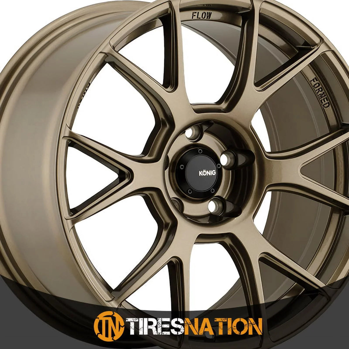 17x8 Konig 56BZ Ampliform Gloss Bronze Wheel 5x100 (40mm)
