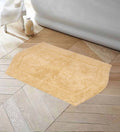Home Weavers Waterford Collection 100% Cotton Tufted Bath Rug, Soft and Absorbent Bath Rugs, Non-Slip Bath Carpet, Machine Wash Dry, bath rugs for Bathroom Floor, 21" x 34" Rectangle, Yellow Rug