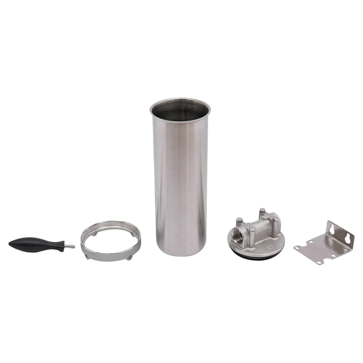 moisture Filter Housing For 10" Cartridges 3/4" Npt 304 Stainless Steel Heavy Duty