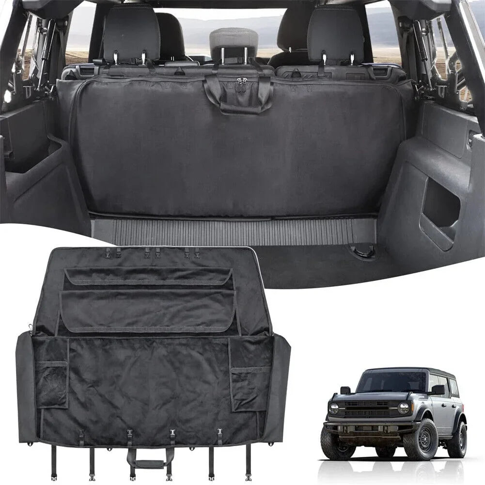 Soft-Top Window Storage Bag Organizer For  for Bronco 2021 2022 2023 4 Door