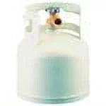 Worthington Cylinders 281149 Vertical Portable Steel LP Tank Cylinders - 4.25 lb., 9.10"D x 11.80"H