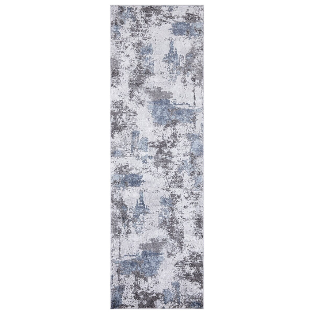 Brighton Pacific Abstract Rectangle Area Rug, Gray. Concord Global Trading 80264 3 x 5 ft