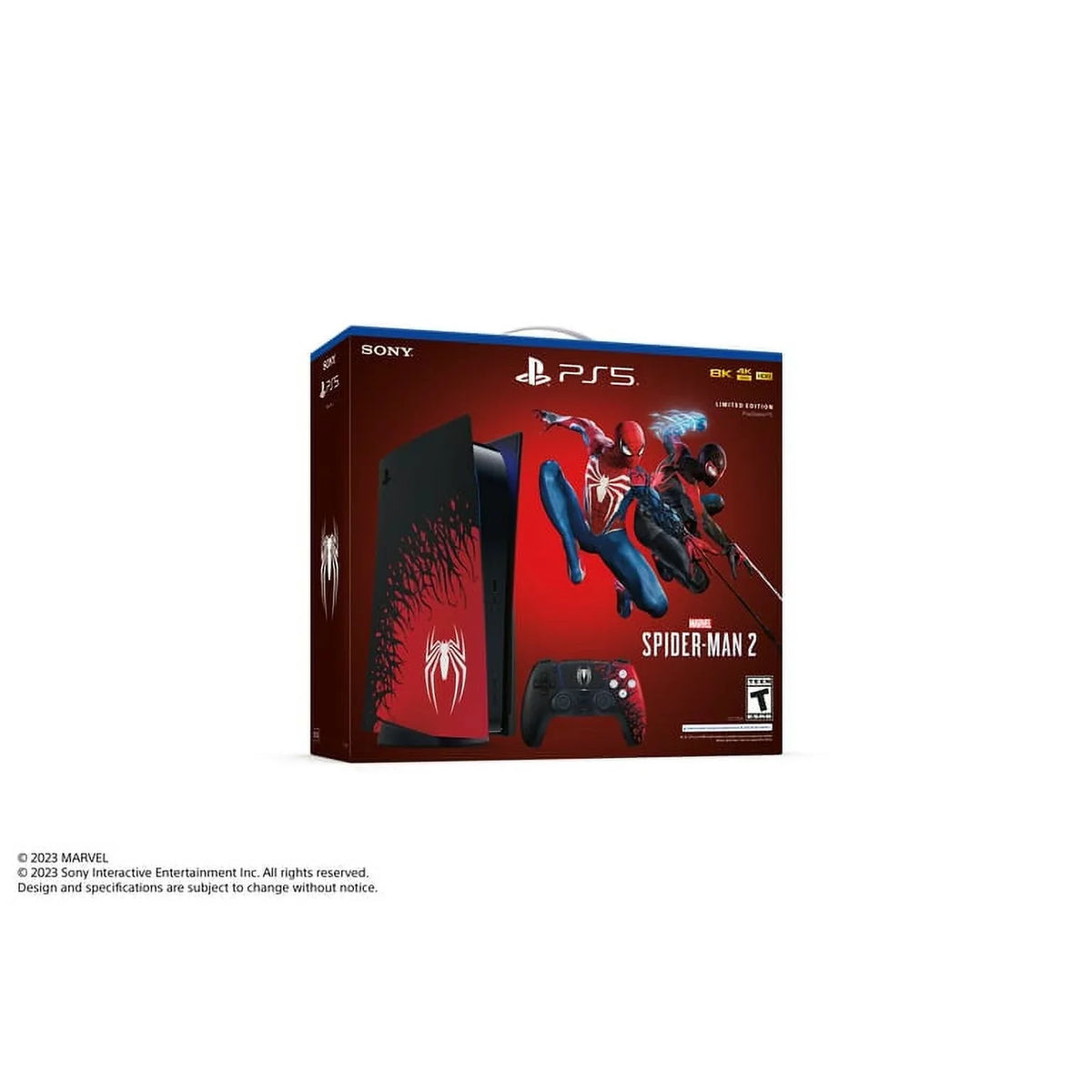 Newest 2024 TEC  PlayStation_PS5 Gaming Console(Disc) with Marvel’s Spider-Man 2 Bundle Limited Edition