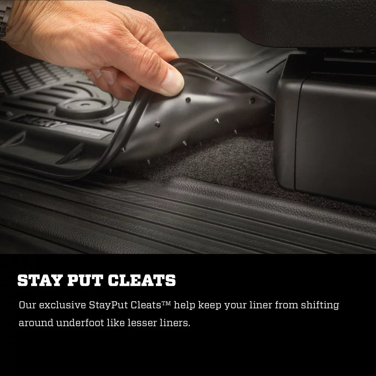 Husky by RealTruck 3rd Seat Floor Liner matching with 17-18 Pacifica matching with select: 2017-2021 Chrysler Pacifica Touring L, 2020-2021 Chrysler Voyager