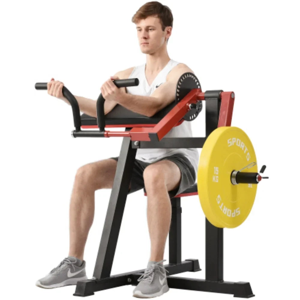 Leg Extension Curl Machine Exercises Strength Standard Bench with Adjustable Preacher Curl for Home Gym