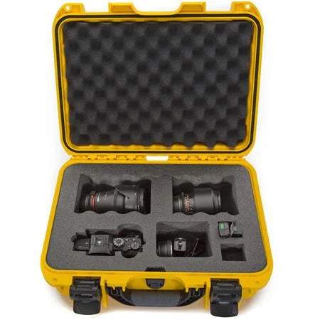 Media Series 920 Lightweight NK-7 Resin Waterproof Hard Case with Foam Insert for  A7R Camera, Yellow