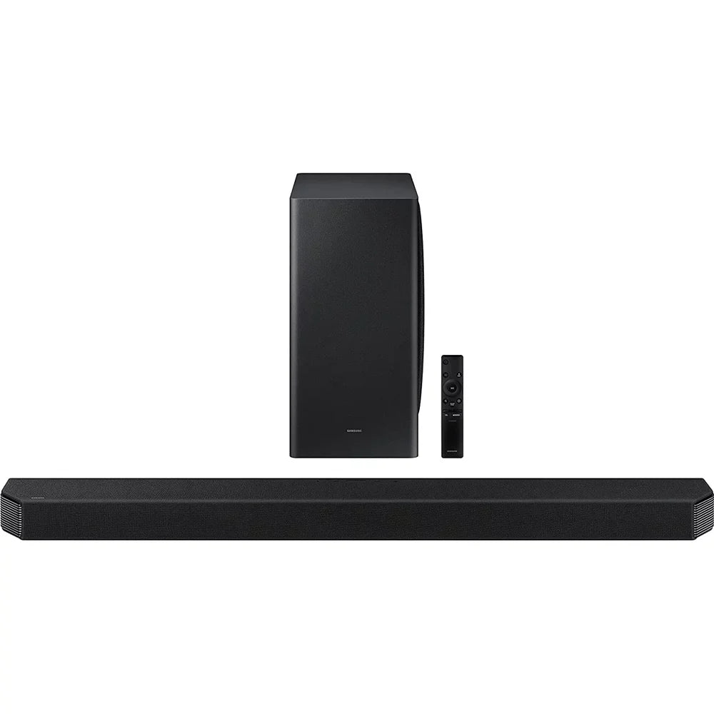 HW-Q900A 7.1.2ch Soundbar w/ Dolby Atmos / DTS:X (2021) HW-Q900A/ZA with Wireless Active Subwoofer Bundle with Extended Protection Plan + 2x Deco Gear HDMI Cables + Streaming Software Kit