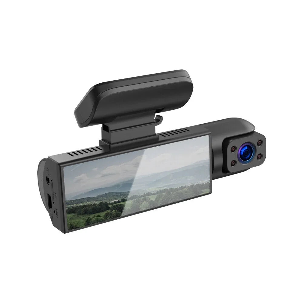 Jahyshow Car DVR Dash Cam Video Recorder G-Sensor Dual Lens Front 1080P w/ Inside Camera