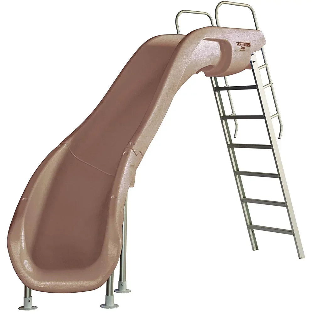Smith 610-209-58210 Rogue2 Pool Slide Left Curve Taupe for Swimming Pools. S.R