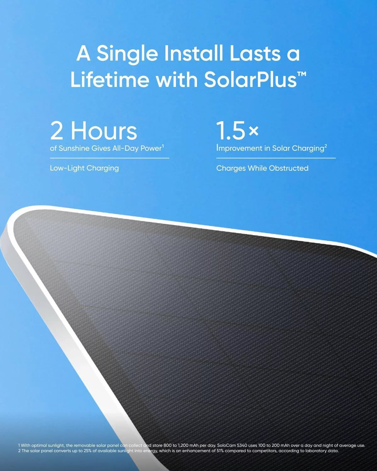 eufy Security SoloCam S340, Solar Security Camera, Wireless Outdoor Camera, 360° Surveillance, No Blind Spots, 2.4 GHz Wi-Fi, No Monthly Fee, HomeBase S380 suitable