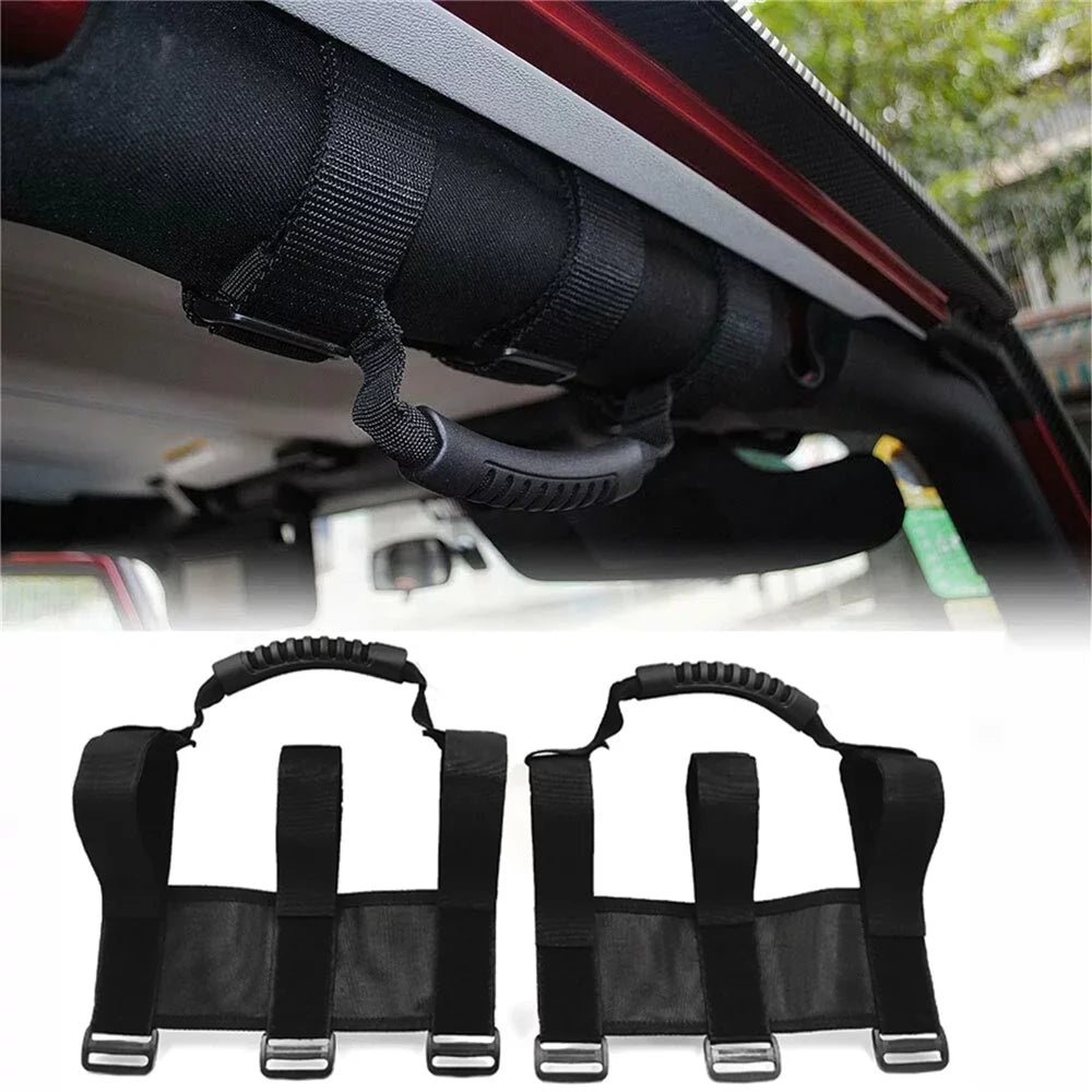 HTTMT- UTV 17" Rear View Race Mirror 1.75" Clamp Grab Handle appropriate with Polaris RZR800 XP900 XP1000