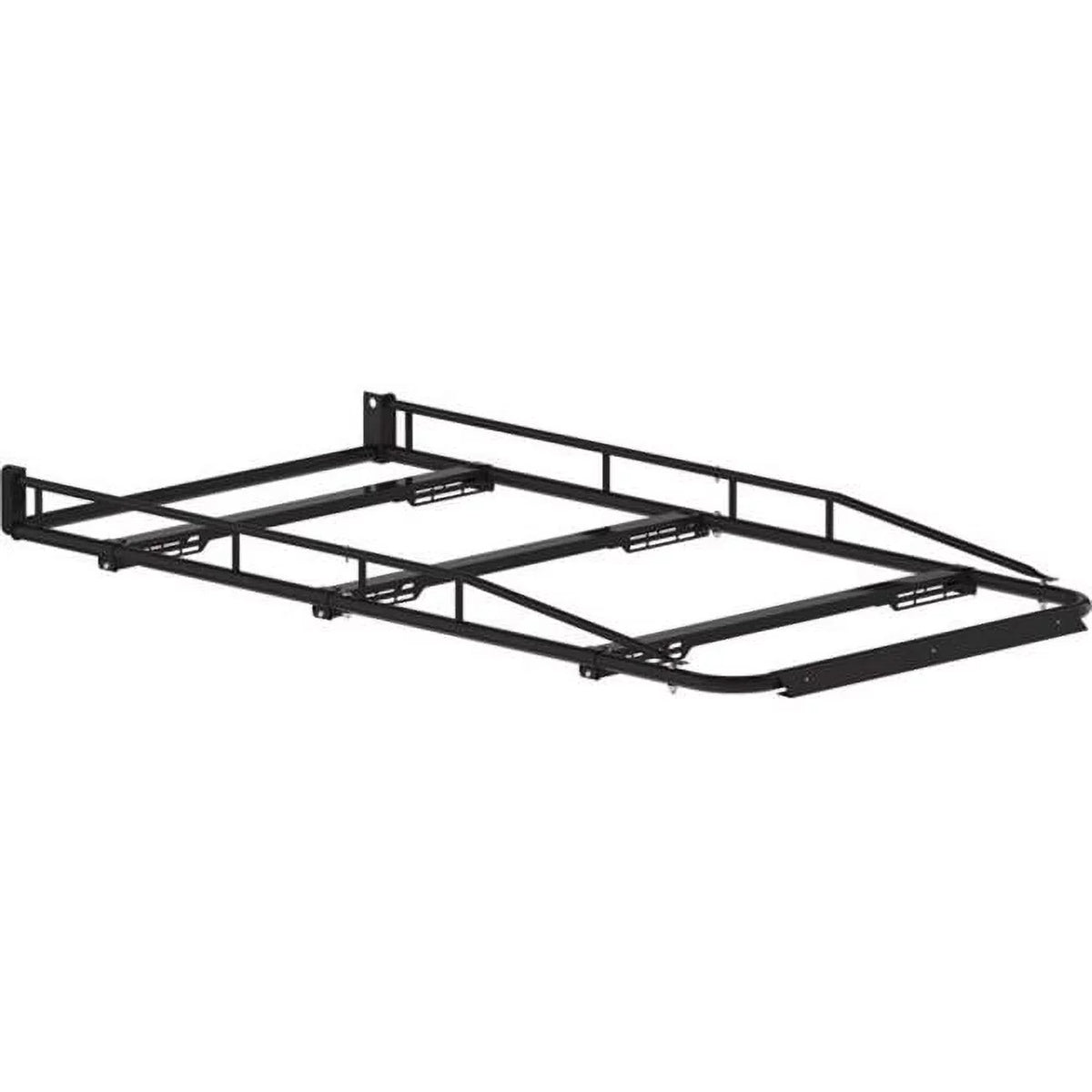 Black Gloss Pro III Steel Cargo Rack for Compact Vans or Trucks with Cap. Holman 80100 100 in