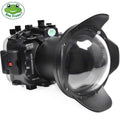 Seafrogs [40M/130FT] Underwater Housing Waterproof Case w/ 6 Inch Dome Port Kit for  A7R IV A7R4 ILCE-7R IV suitable with  FE 16-35mm F/4 28-70mm F3.5-5.6, 12-24mm F4 G Lens-Black