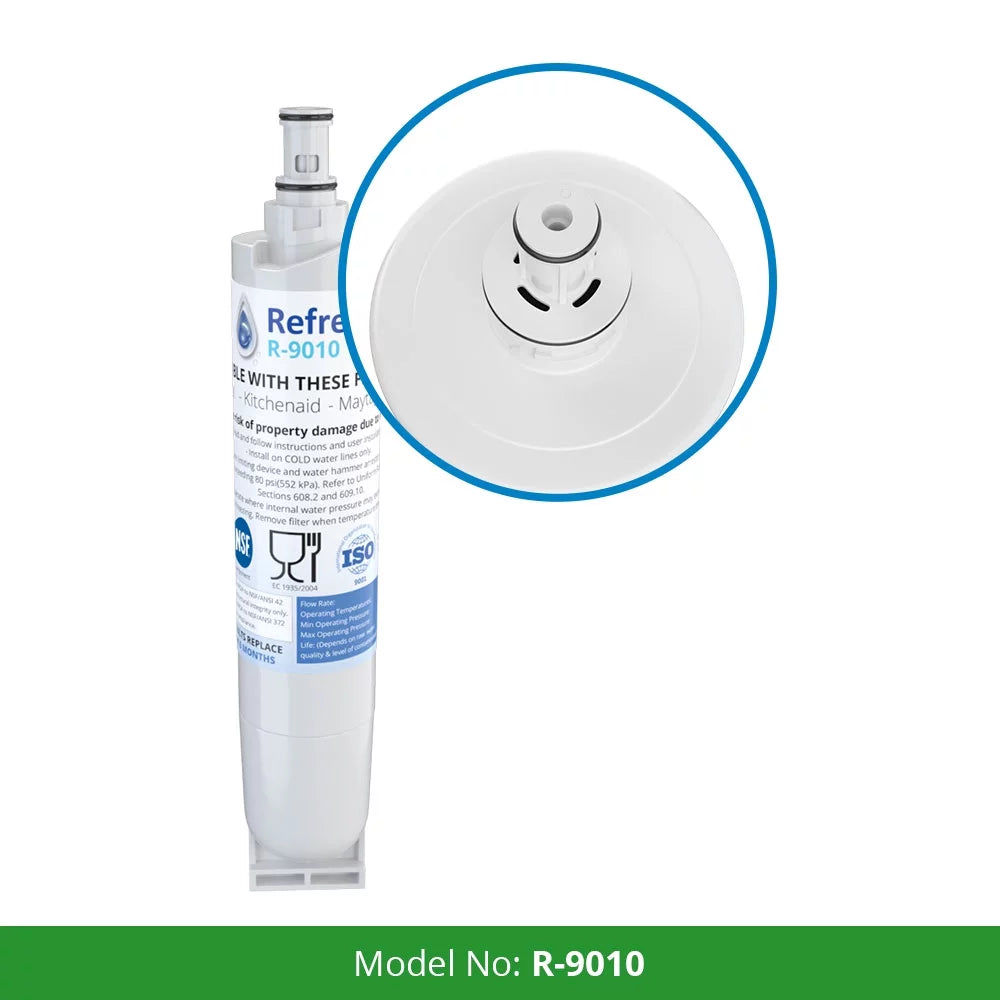 Replacement liquid Filter Filter for Whirlpool 4396508 / R-9010 (6-Pack) -by Refresh