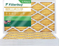 Filterbuy 16x24x1 MERV 11 Pleated HVAC AC Furnace Air Filters (5-Pack)