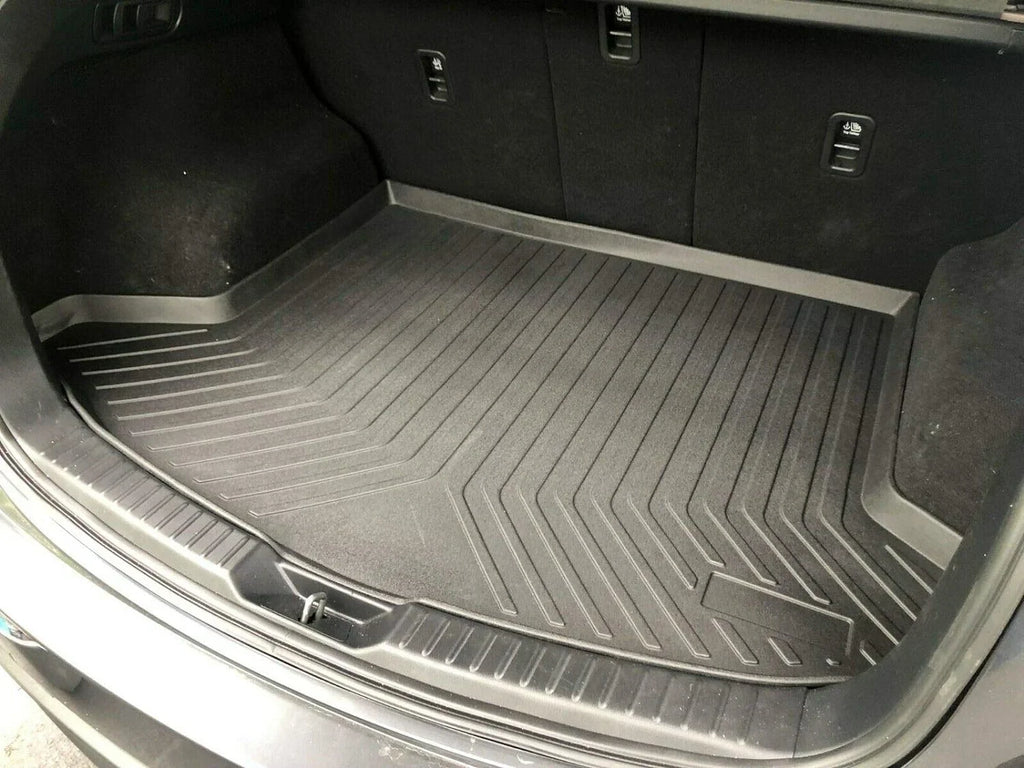 EACCESSORIES EA Cargo Liner – Trunk Mat for Mazda CX-5 CX5 2017-2023 – climate-immune Trunk Mats for Cars with Raised Lip – Non-Slip Car Trunk Mat Rubber – Easy to Install – Laser Pre-Cut Design