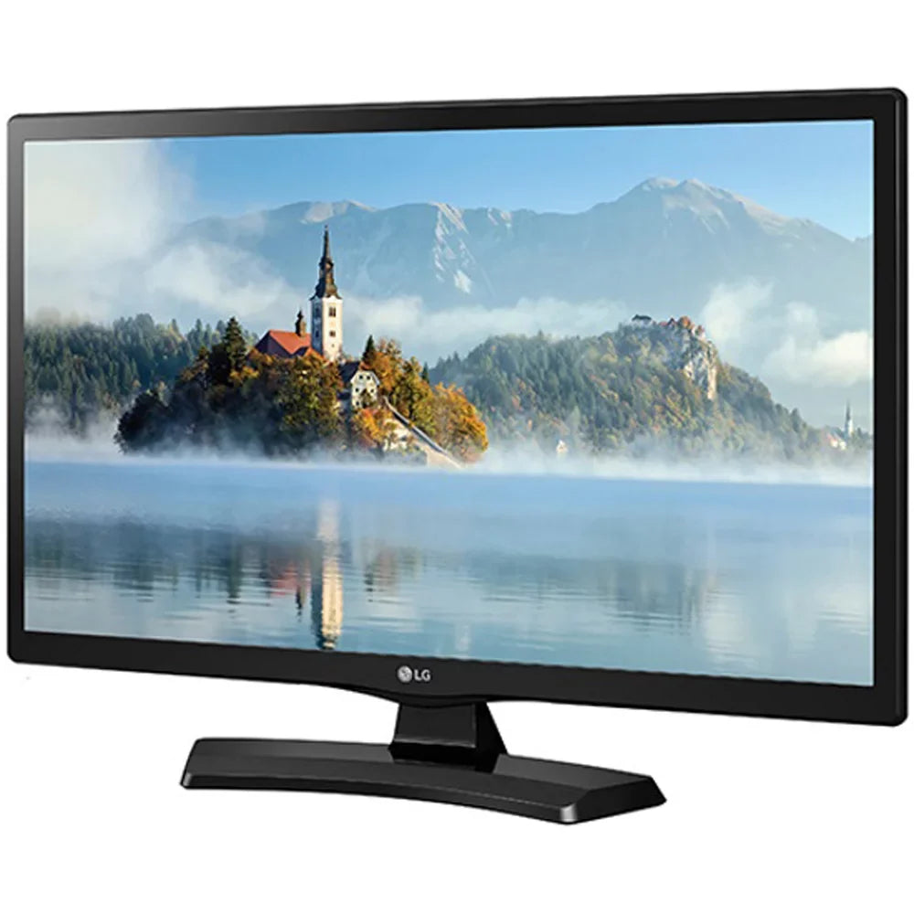 24" Class 23.6" Diag HD 720p LED TV 2017 Model (24LJ4540) with 2x 6ft High Speed HDMI Cable, Screen Cleaner for LED Telivision