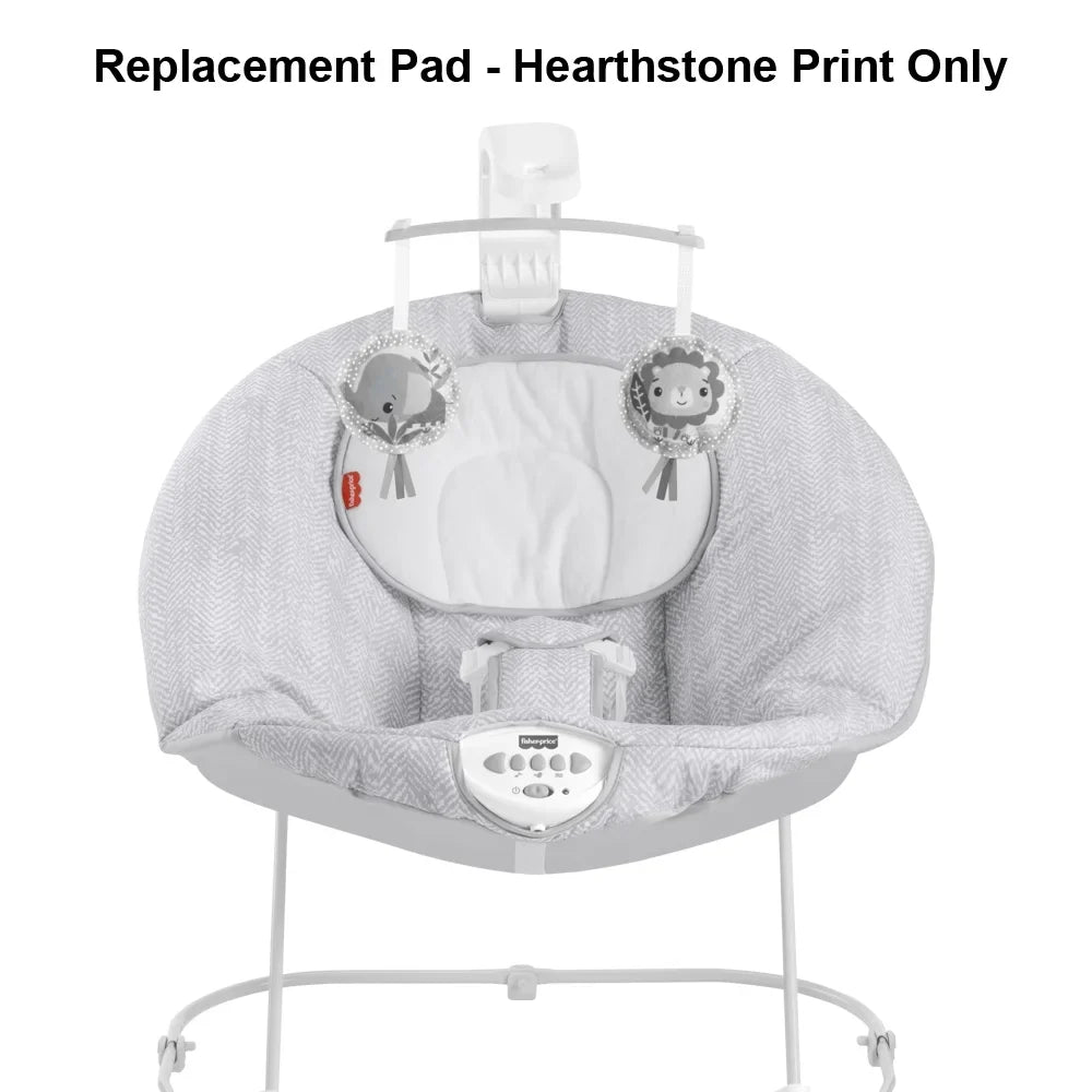 Replacement Part for Fisher-Price See & Soothe Deluxe Bouncer for Babies - HBD24 ~ Replacement protector / Pad / Cushion ~ Hearthstone Print