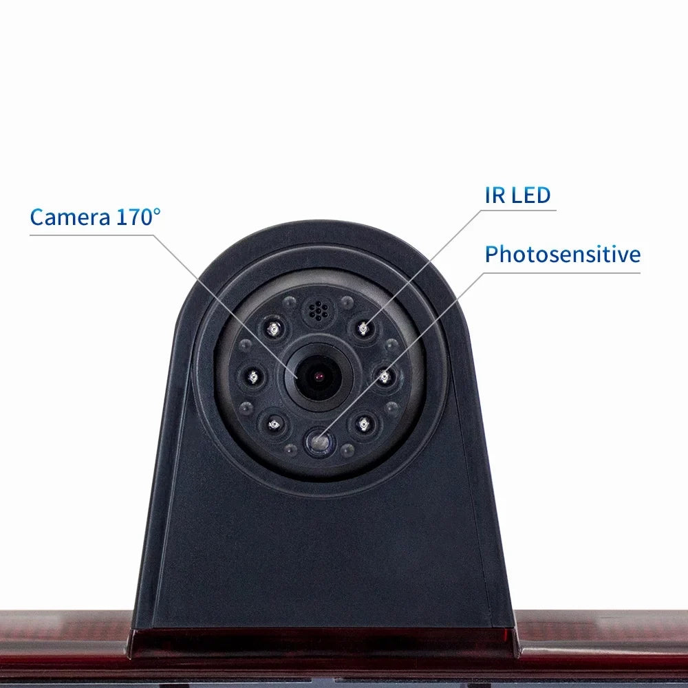 Dazzduo Brake Light Backup Camera, 7 in for Parking XIXIAN Camera N Backup Vans Crafter Light Sprinter Fesjoy 7 Sazoley with Monitor Brake 7 Mercedes-Benz LED 7 appropriate , 7  Dabey Mercedes- ERYUE