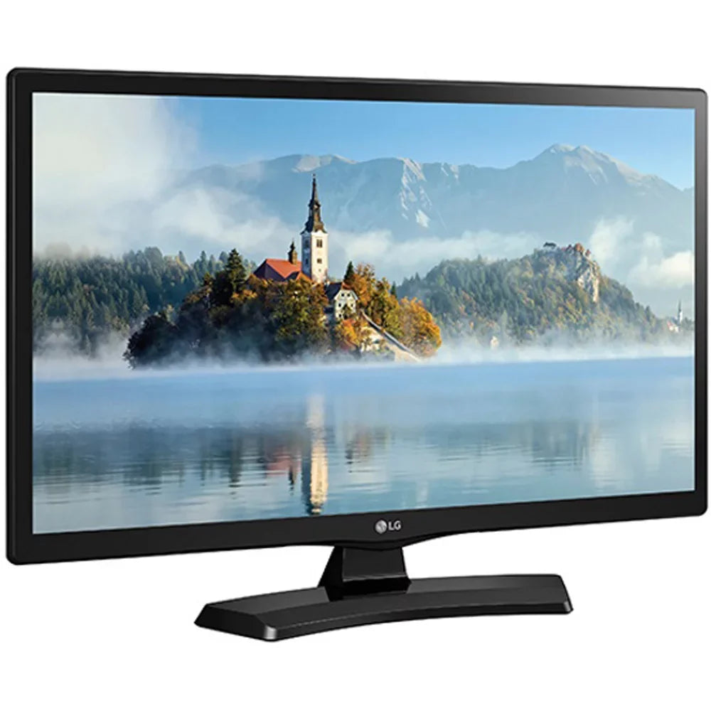 24" Class 23.6" Diag HD 720p LED TV 2017 Model (24LJ4540) with 2x 6ft High Speed HDMI Cable, Screen Cleaner for LED Telivision