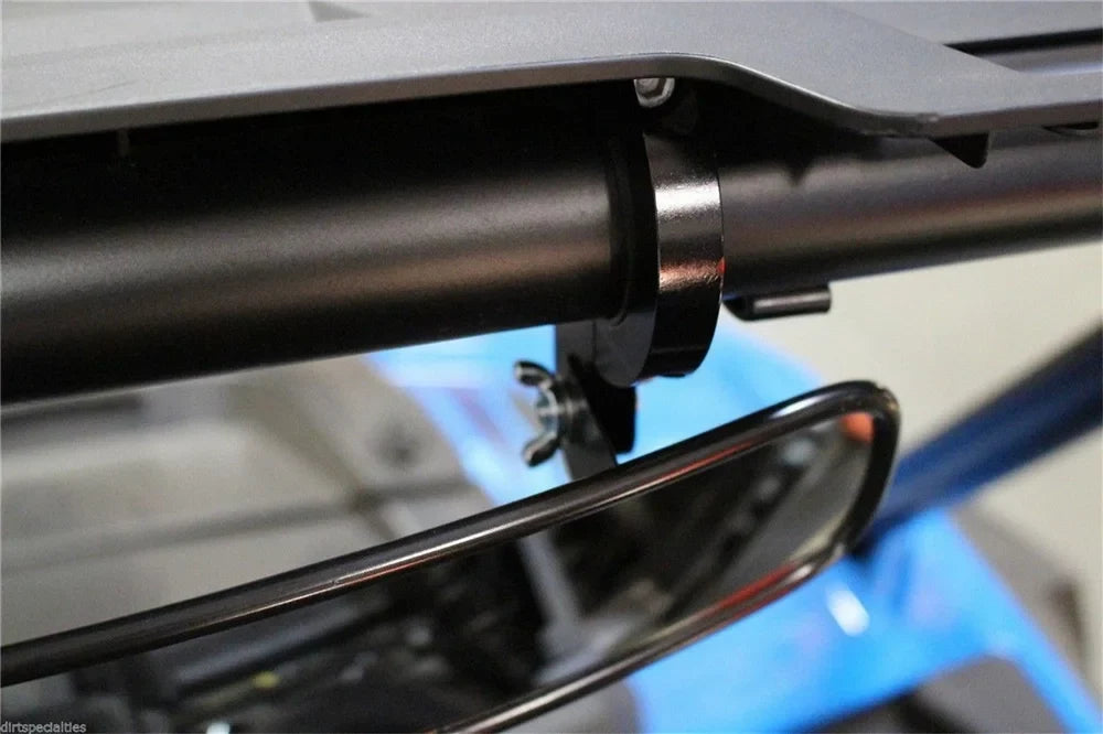 HTTMT- UTV 17" Rear View Race Mirror 1.75" Clamp Grab Handle appropriate with Polaris RZR800 XP900 XP1000