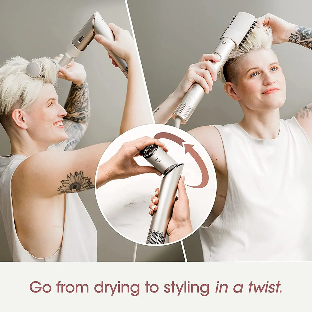 Shark FlexStyle Air Styling & Drying System, Powerful Hair Blow Dryer and Multi-Styler,Straight & Wavy, HD430