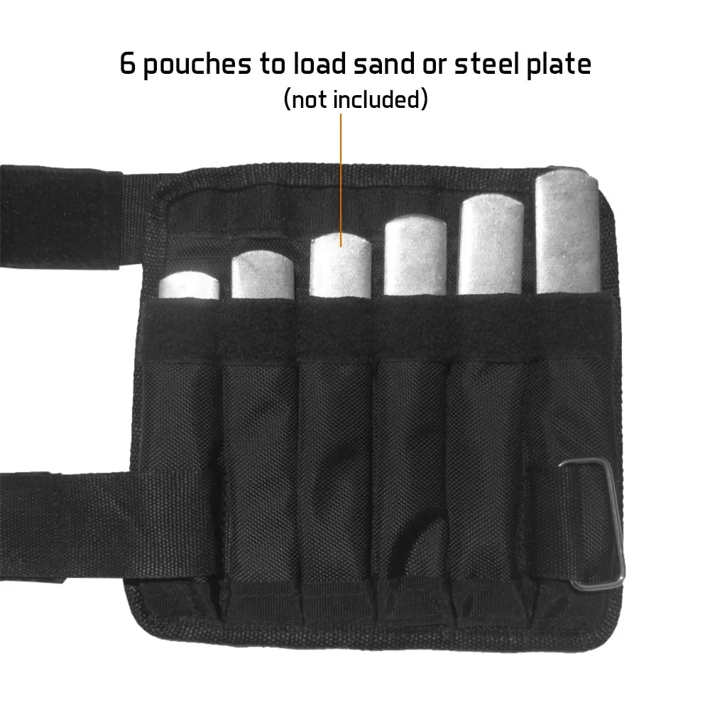 Abody 2 Packs Max Loading 5/10kg Adjustable Wrist Weighted Oxford Ankle Weighted Exercise Weight Loading Wraps Strength Training (Empty)